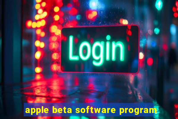 apple beta software program